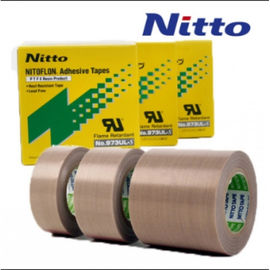 中国 Nitto 973ULシリコーンの接着剤が付いている高温PTFEのテフロン ガラス繊維テープ サプライヤー