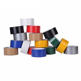 中国 PEによって着色されるガム テープ、防水着色された保護フィルム テープ48mm赤の布テープ サプライヤー