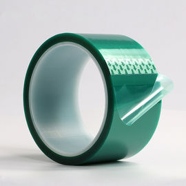 中国 PCBのはんだのめっきのための高温ペット緑の覆う粘着テープ サプライヤー