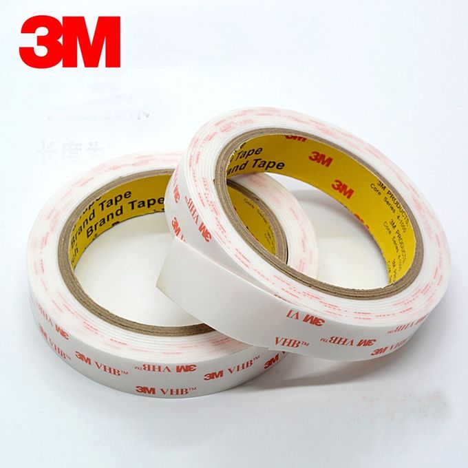 3Mは4945 VHBテープ白いアクリルの泡の倍テープ、厚い1.1mm 25mm x 33m味方しました