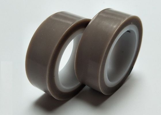 中国 PTFEフィルムテープ 熱耐性220°C 高密度 ブラウン色 サプライヤー