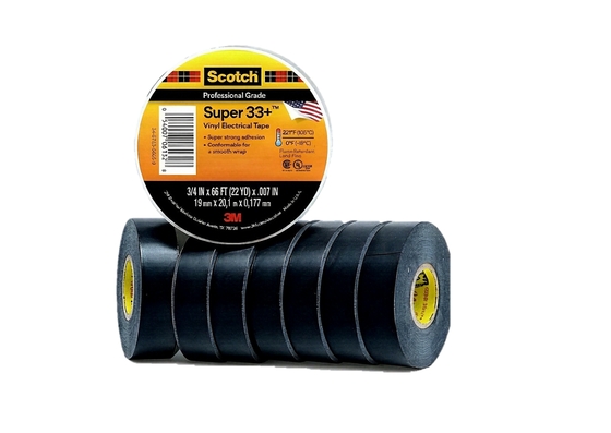 中国 3M Scotch 33+ | Electrical Tape | Insulation | Black | PVC Vinyl サプライヤー