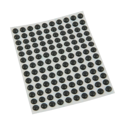 中国 3M SJ5003 | Black/Grey/White | 11.2 x 5.1 mm | Bumpon Hemisphere | 72 Shore M サプライヤー