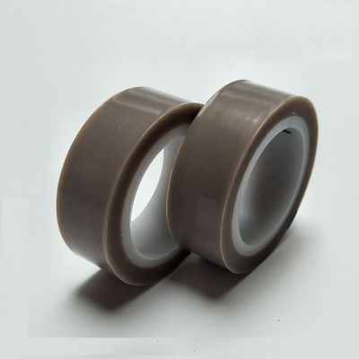 PTFEフィルムテープ 熱耐性220°C 高密度 ブラウン色 サプライヤー