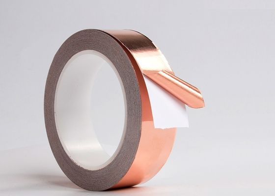 パーソナライズされた銅製のテープ 導電性のない粘着剤 EMI RFIシールド サプライヤー