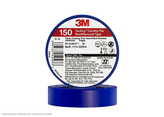 3M Temflex 150 | 0.13 mm PVC Vinyl | 600 V Rated | Self-Extinguishing | Six Colors サプライヤー
